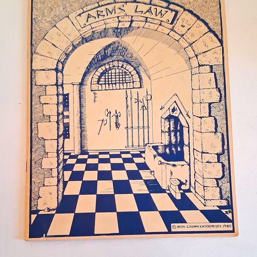 Iron Crown Enterprises Arms Law Fantasy Role-Playing Guidelines Booklet 1980